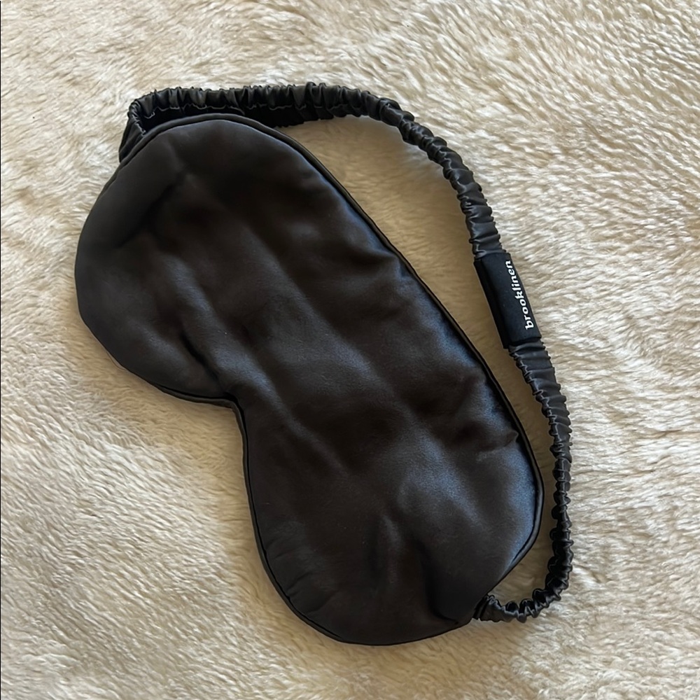 Brooklinen Charcoal Silk Sleep Mask